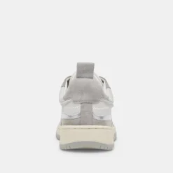 Adella Sneakers White Grey Leather