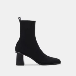 Alaya Booties Black Knit