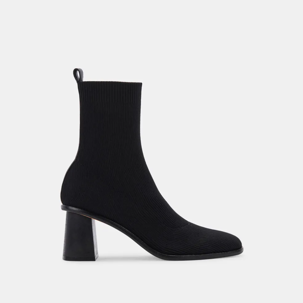 Alaya Booties Black Knit