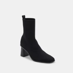 Alaya Booties Black Knit