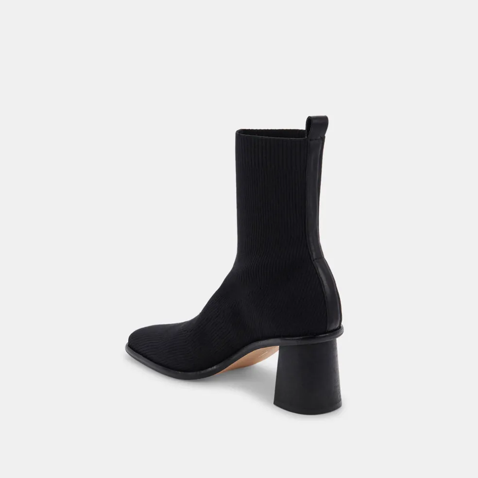 Alaya Booties Black Knit