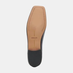 Anisa Ballet Flats Black Leather