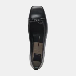 Anisa Ballet Flats Black Leather