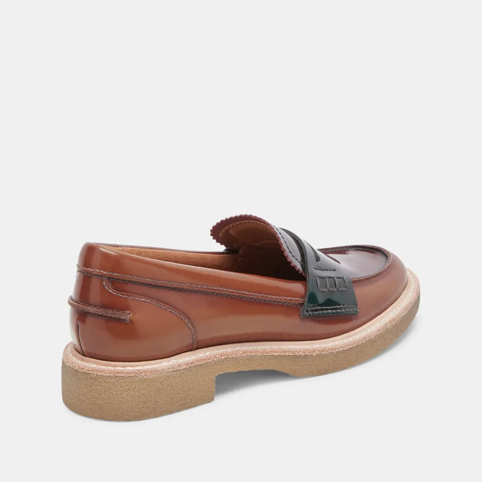 Arabel Loafers Burgundy Multi Patent Leather