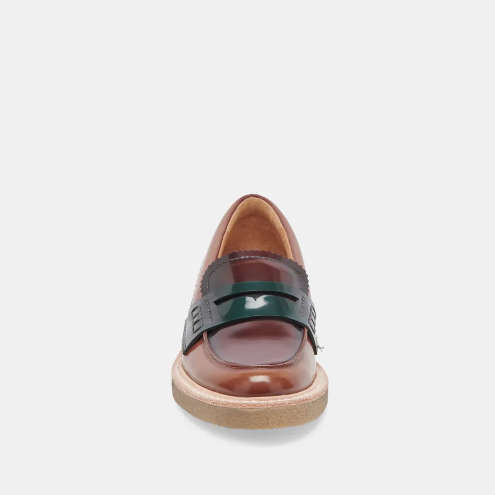Arabel Loafers Burgundy Multi Patent Leather