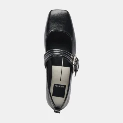 Arora Ballet Flats Midnight Crinkle Patent