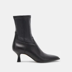 Arya Boots Black Leather