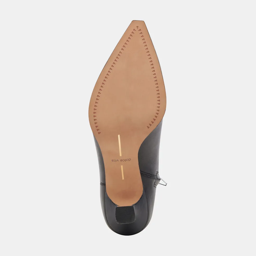 Arya Boots Black Leather