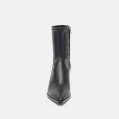 Arya Boots Black Leather
