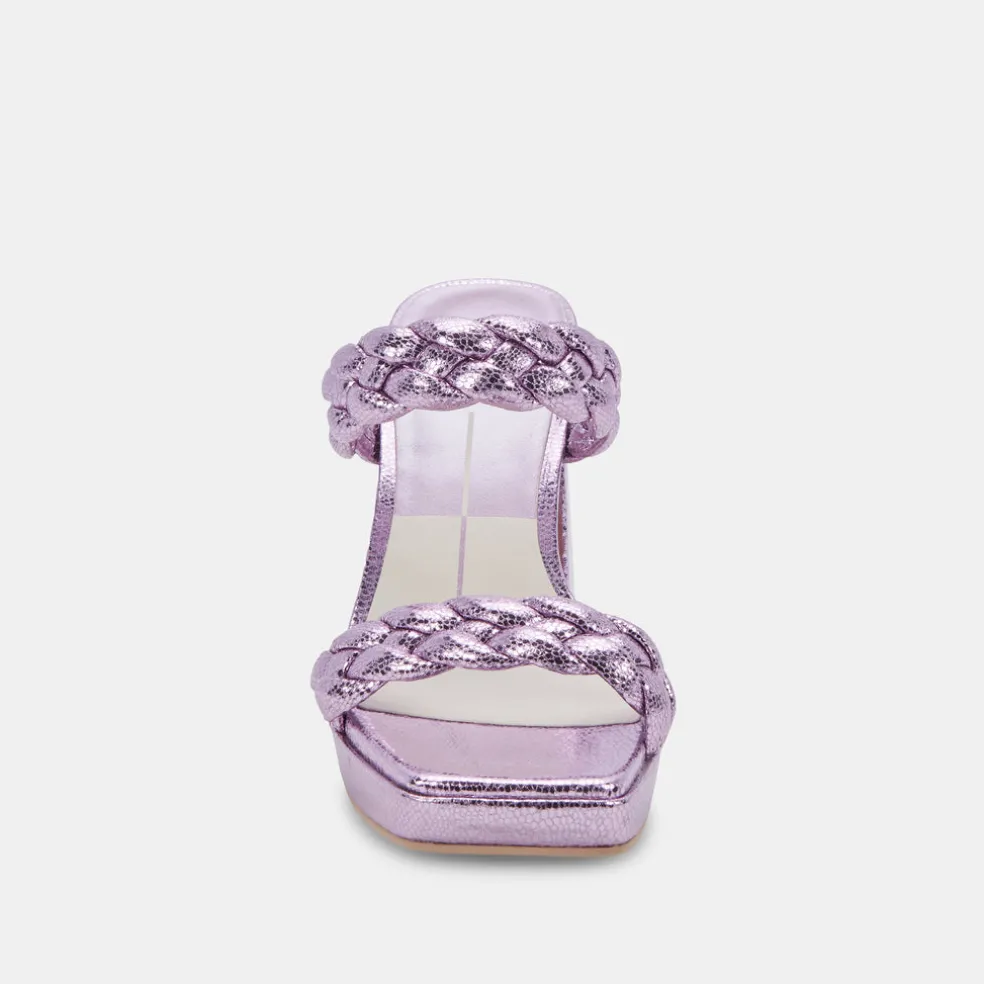 Ashby Heels Lilac Crackled Stella