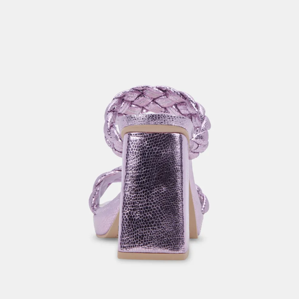 Ashby Heels Lilac Crackled Stella