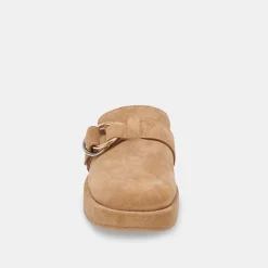 Astor Plush Flats Desert Suede