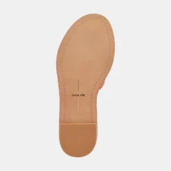 Atomic Sandals Orange Raffia