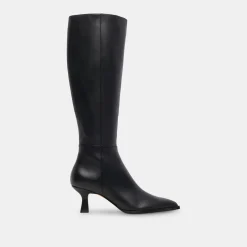 Auggie Boots Black Leather