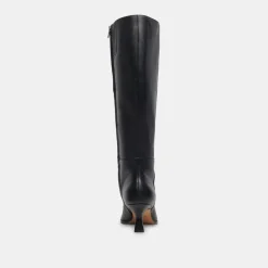 Auggie Boots Black Leather