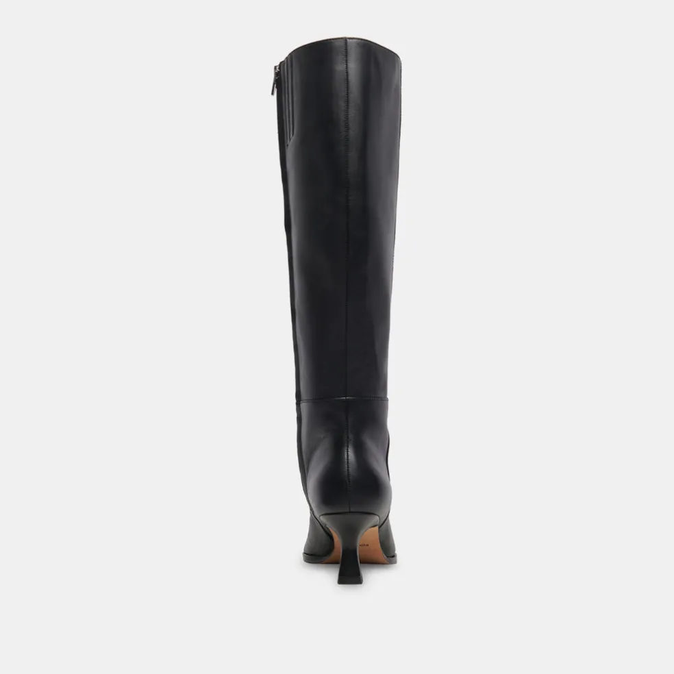 Auggie Boots Black Leather