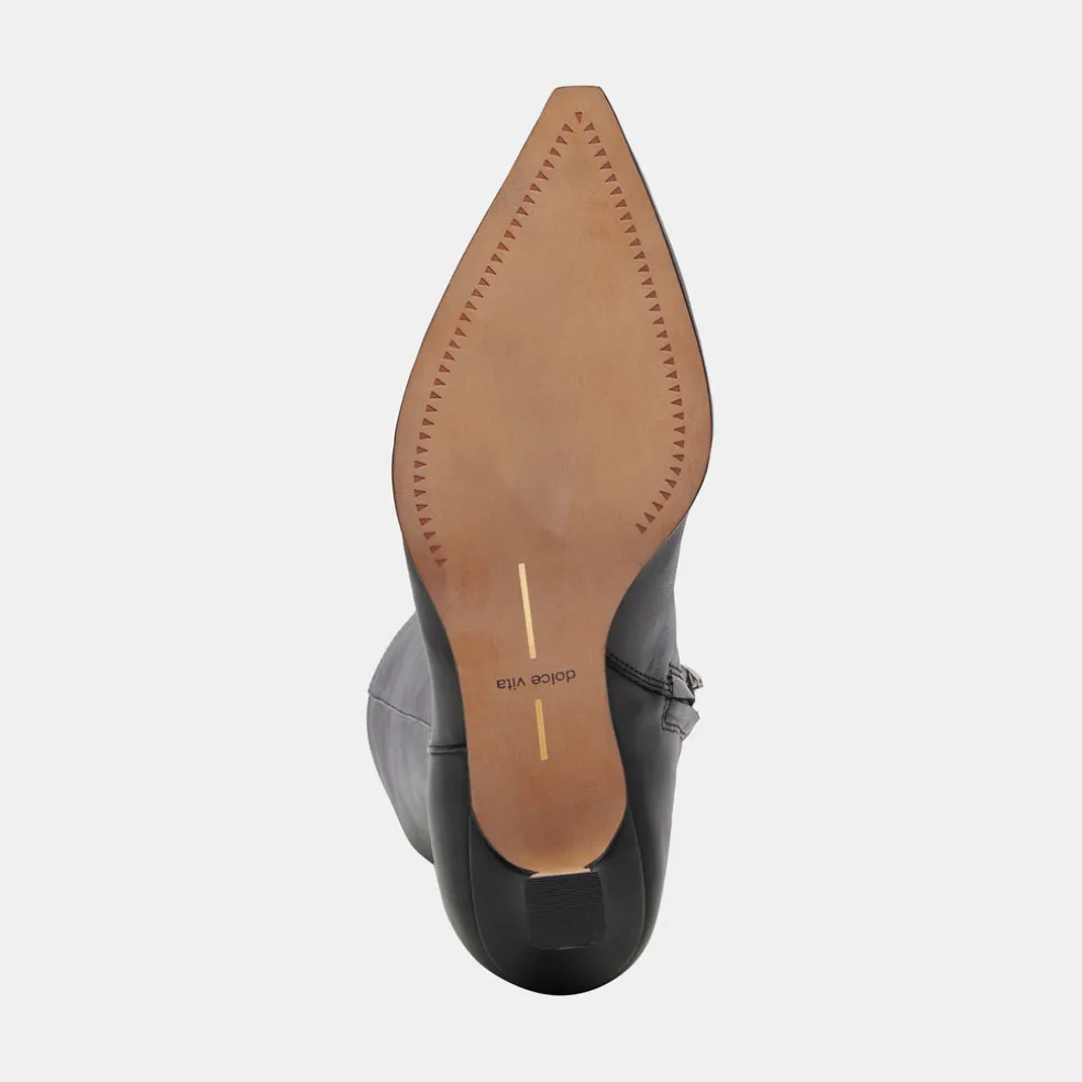 Auggie Boots Black Leather