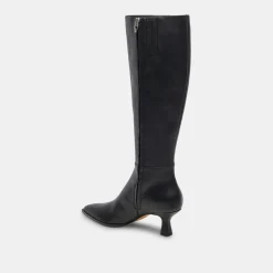 Auggie Boots Black Leather