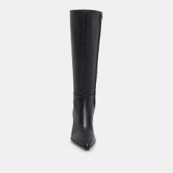 Auggie Boots Black Leather