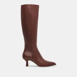 Auggie Boots Chocolate Leather