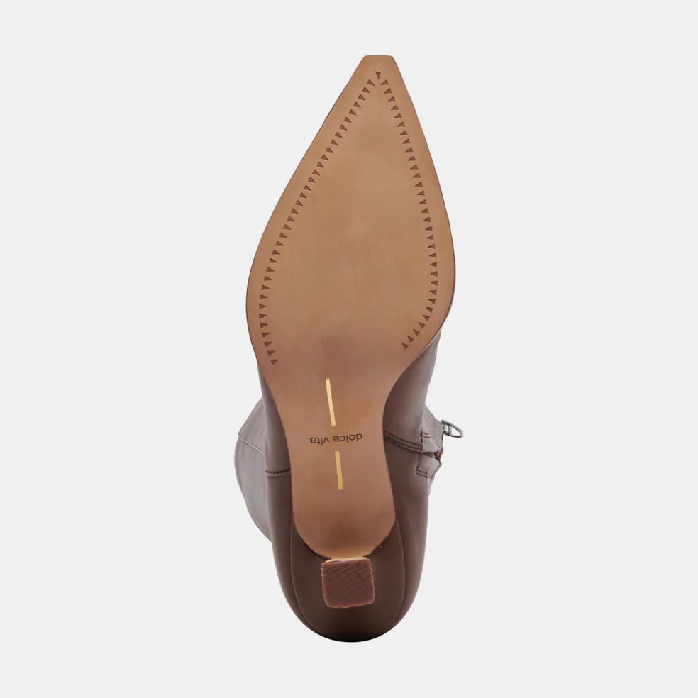 Auggie Boots Chocolate Leather