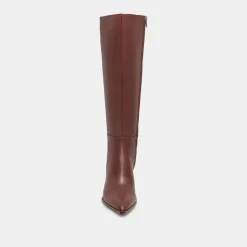 Auggie Boots Chocolate Leather