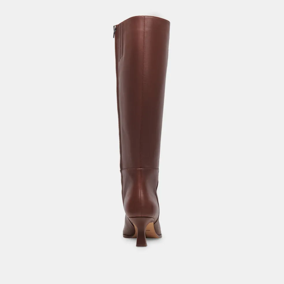 Auggie Boots Chocolate Leather