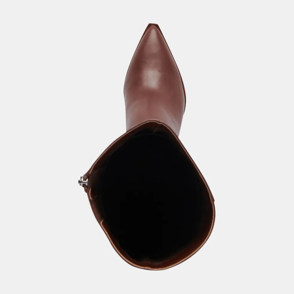 Auggie Boots Chocolate Leather