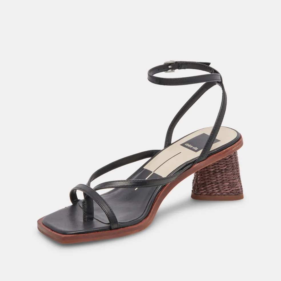 Banita Sandals Black Leather