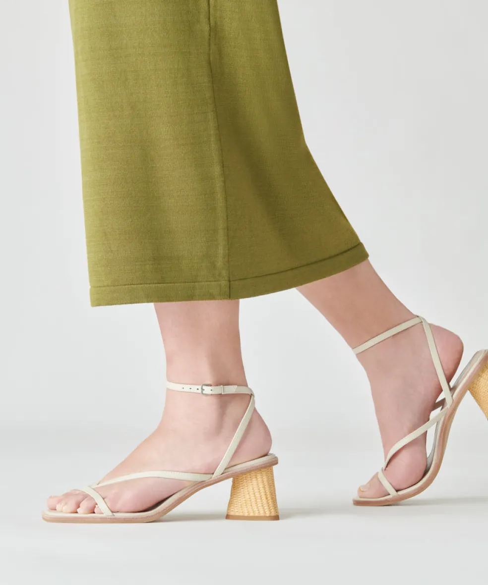 Banita Sandals Ivory Leather