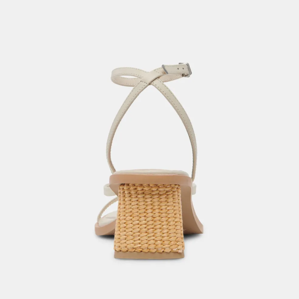 Banita Sandals Ivory Leather