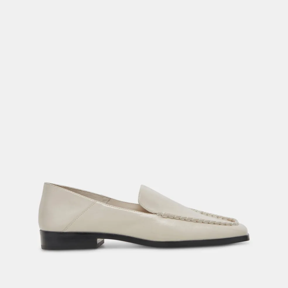 Beny Flats Ivory Crinkle Patent