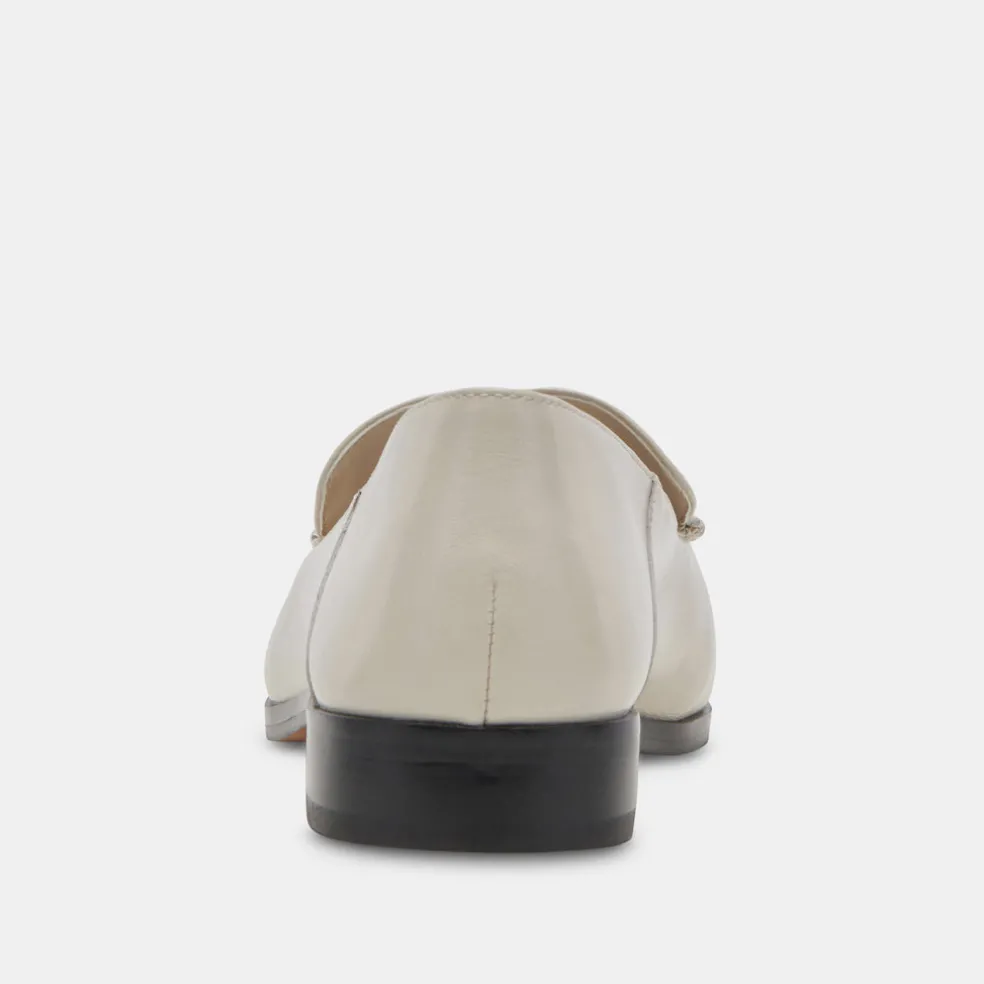 Beny Flats Ivory Crinkle Patent