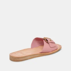 Cabana Sandals Dark Rose Leather
