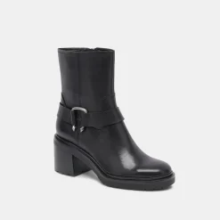 Camros Boots Black Leather
