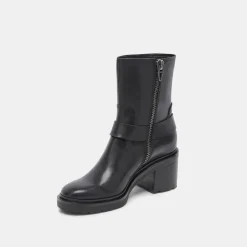 Camros Boots Black Leather