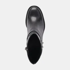 Camros Boots Black Leather