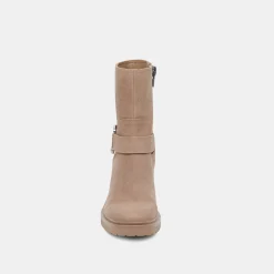 Camros Boots Truffle Suede
