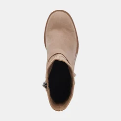 Camros Boots Truffle Suede