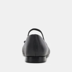 Carin Ballet Flats Black Leather