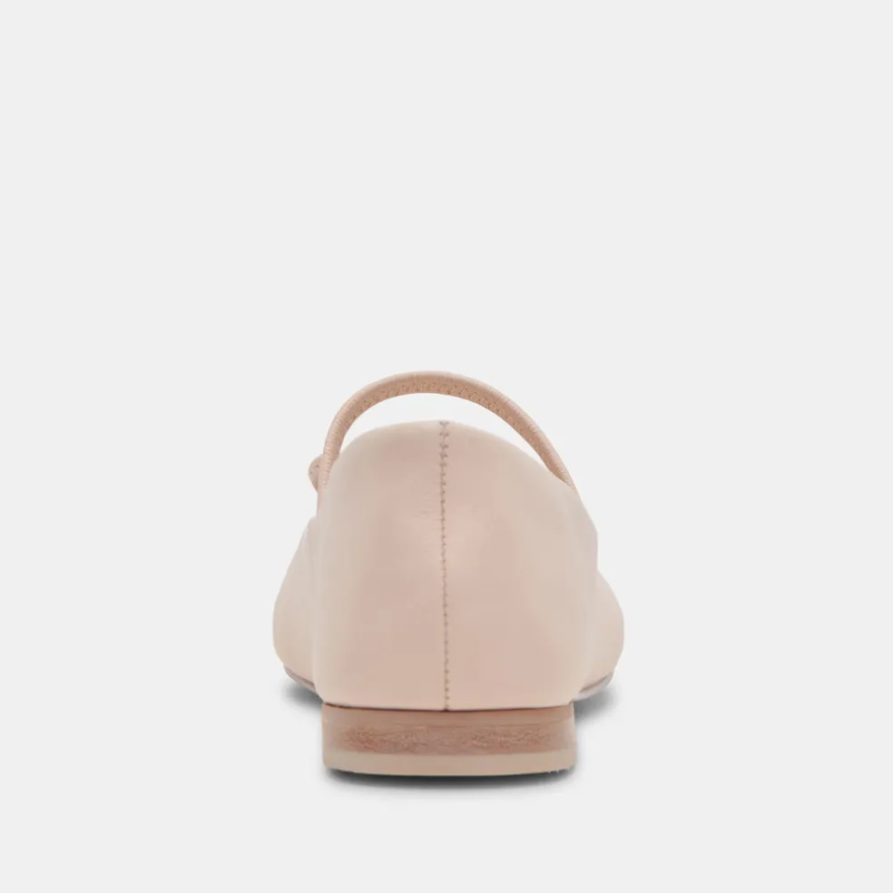 Carin Ballet Flats Light Pink Leather