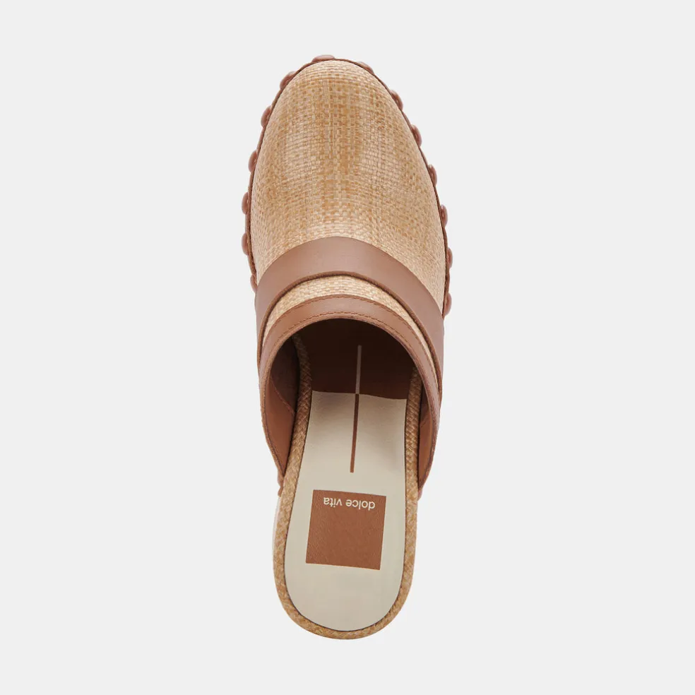 Carmac Heels Lt Natural Raffia