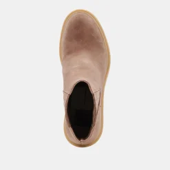 Caster H2O Booties Mushroom Suede