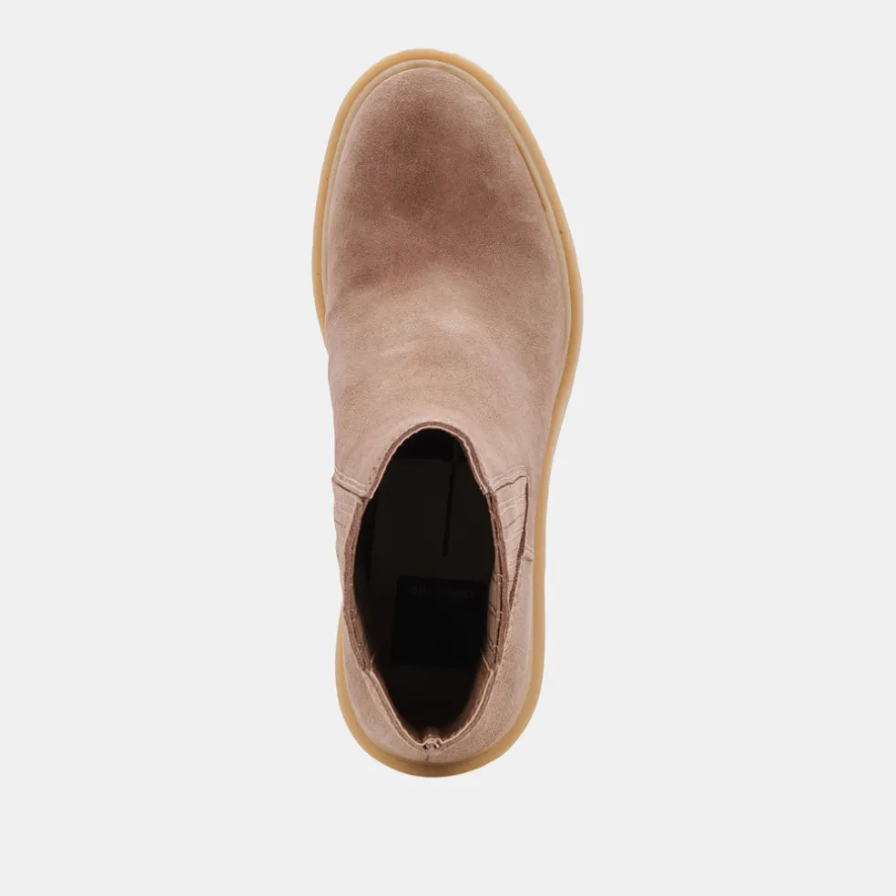 Caster H2O Booties Mushroom Suede