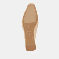 Clarise Flats Natural Linen
