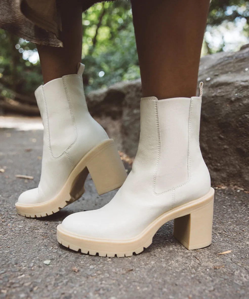 Coen H2O Boots Ivory Leather