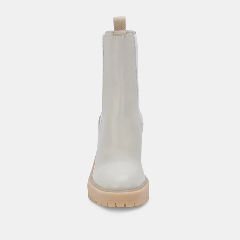 Coen H2O Boots Ivory Leather