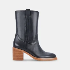 Colete Boots Black Leather