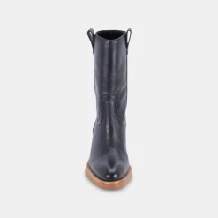 Colete Boots Black Leather
