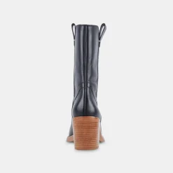 Colete Boots Black Leather